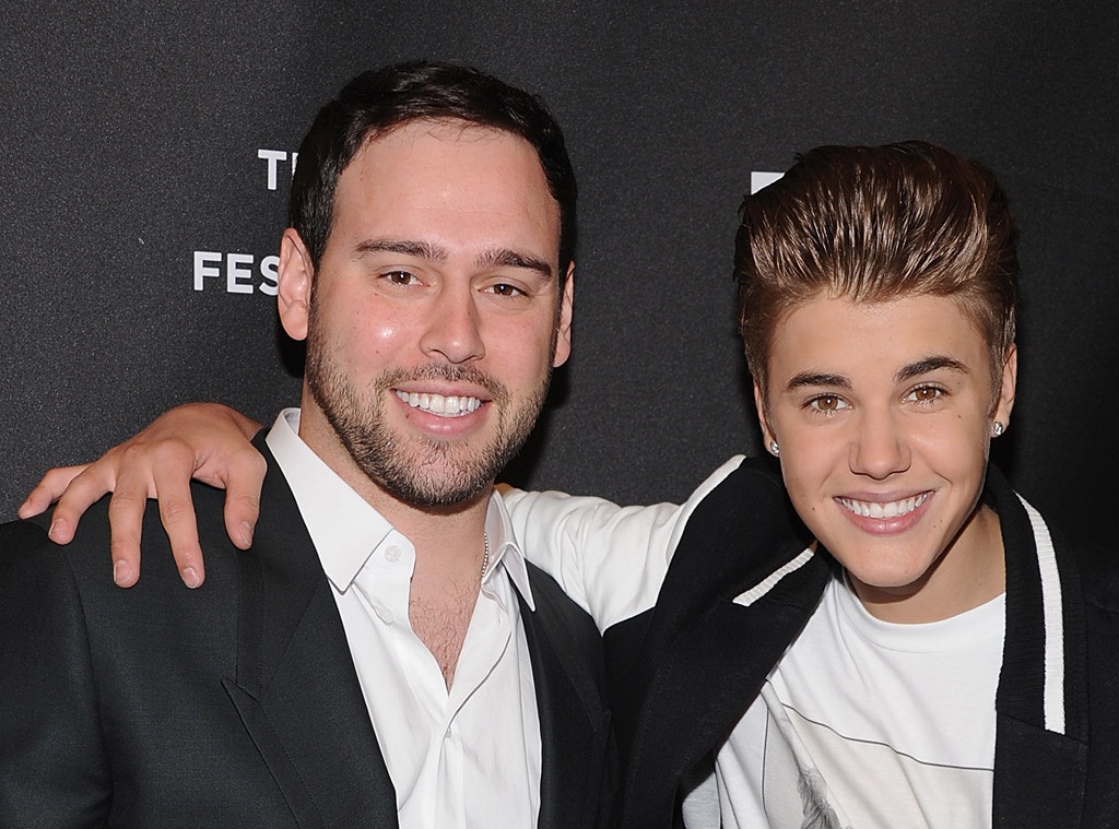 Justin Bieber, Scooter Braun